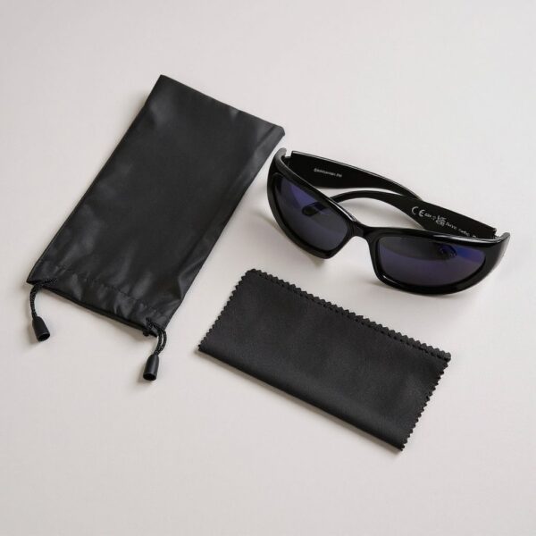 Gafas "Cyclone Edge" Black Mirror estilo Y2K - Imagen 4
