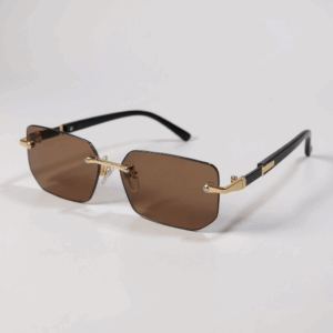 Gafas “Luxe Edge” marrones