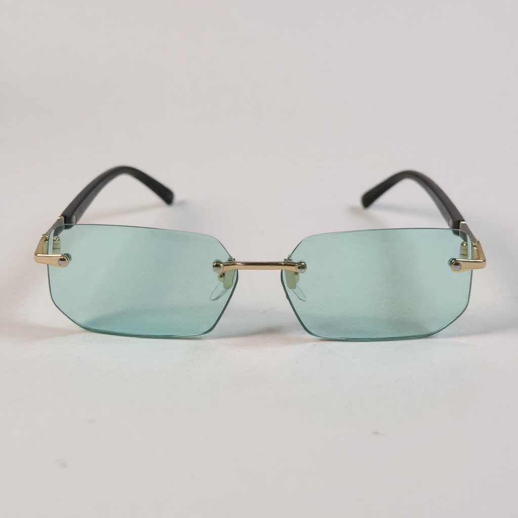 Gafas “Luxe Edge” verdes agua - Imagen 3
