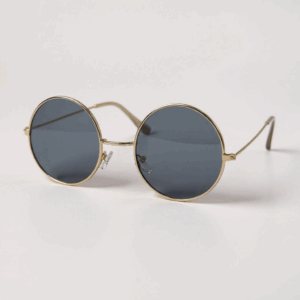 Gafas Round Gold