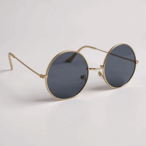 Gafas Round Gold