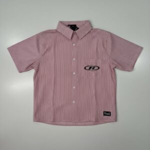 Camisa de Seersucker boxy fit "Good Fkin Things"