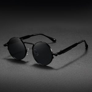 Gafas Redondas Steampunk Black