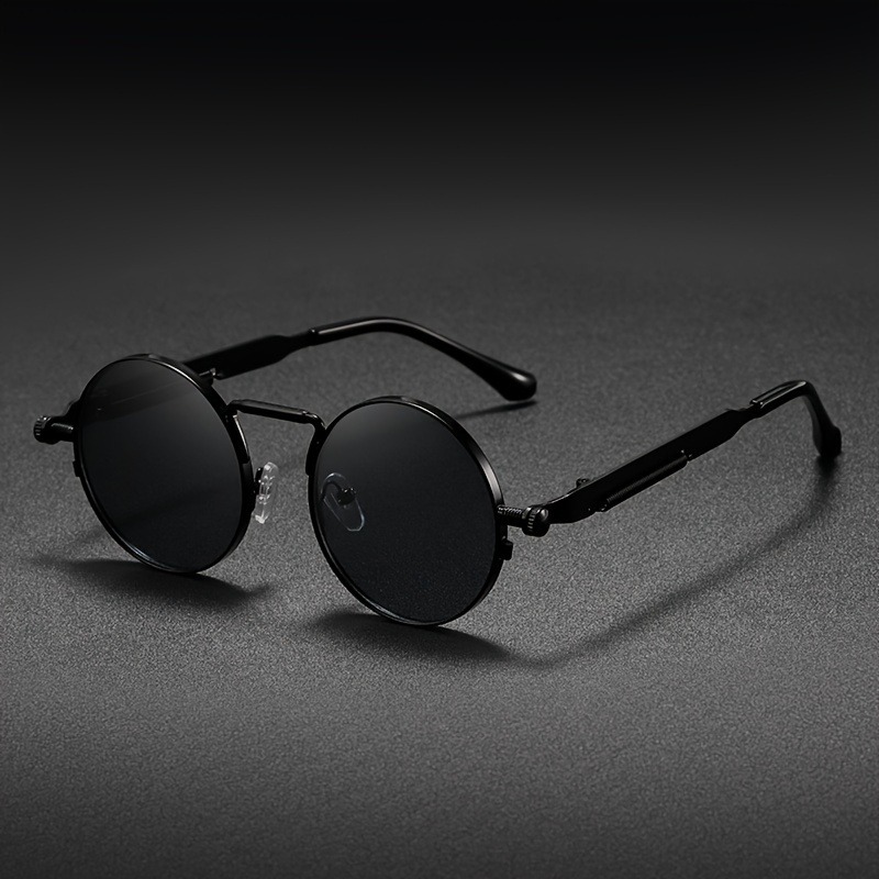 Gafas Redondas Steampunk Black