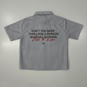 Camisa de Seersucker boxy fit “Oval”