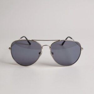 Gafas Estilo Aviador Plateado