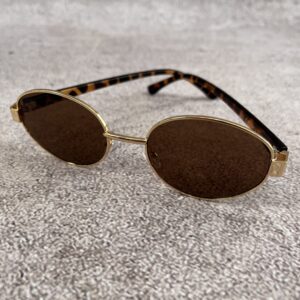 Gafas Nova Oval Gold Carey