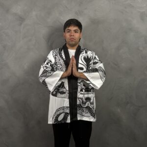 Haori Oni Blanco Serpiente