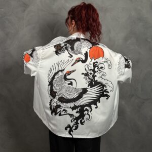 Haori Grullas Del Amanecer