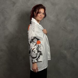 Haori Grullas Del Amanecer