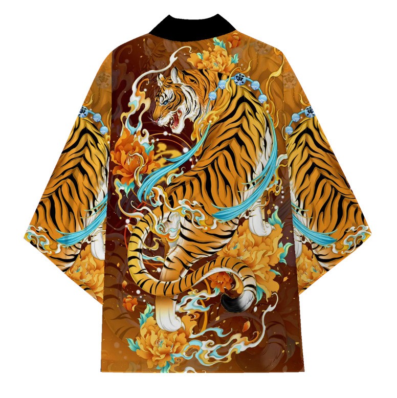 Haori tigre dorado