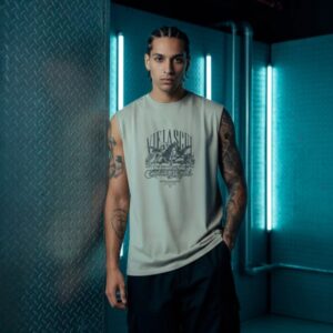 Remera Sin Manga Calling Angels Vieja Scul