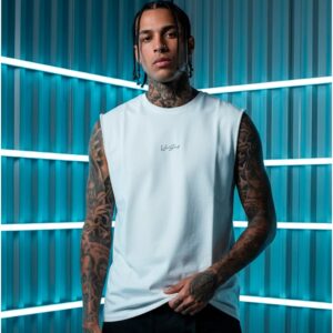 Remera Sin Manga Sign Blanca Vieja Scul