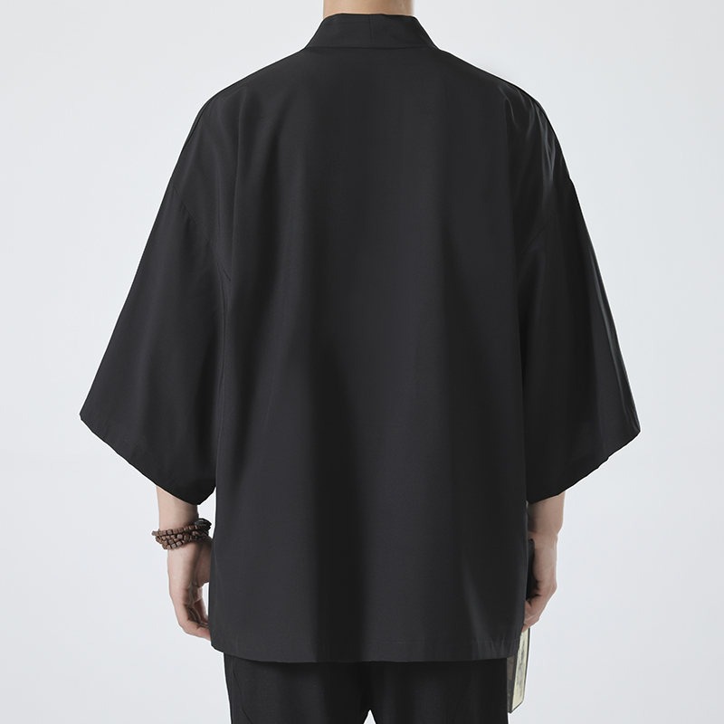 Haori Negro Liso - Imagen 2