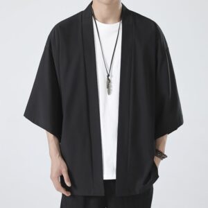 Haori Negro Liso