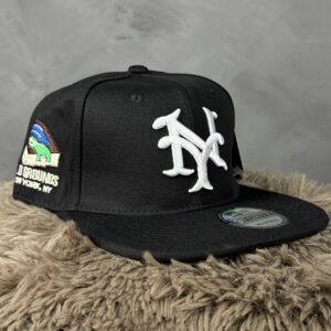 Gorra New Era 9FORTY NY negra bordado blanco