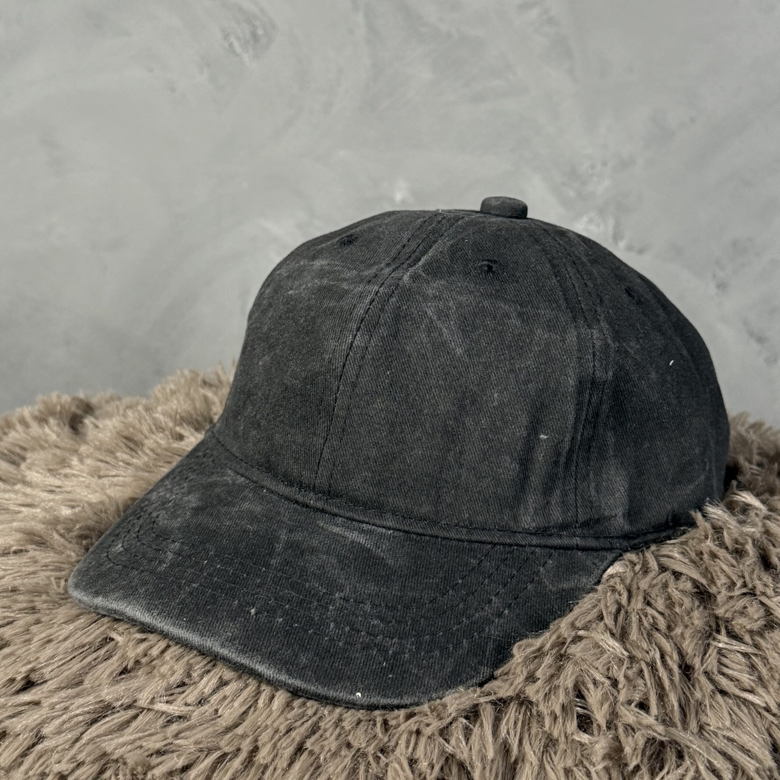 Gorra Stonewash Negra Infantil
