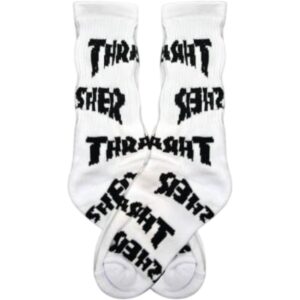 Medias Thrasher multi Blanca letras Negras
