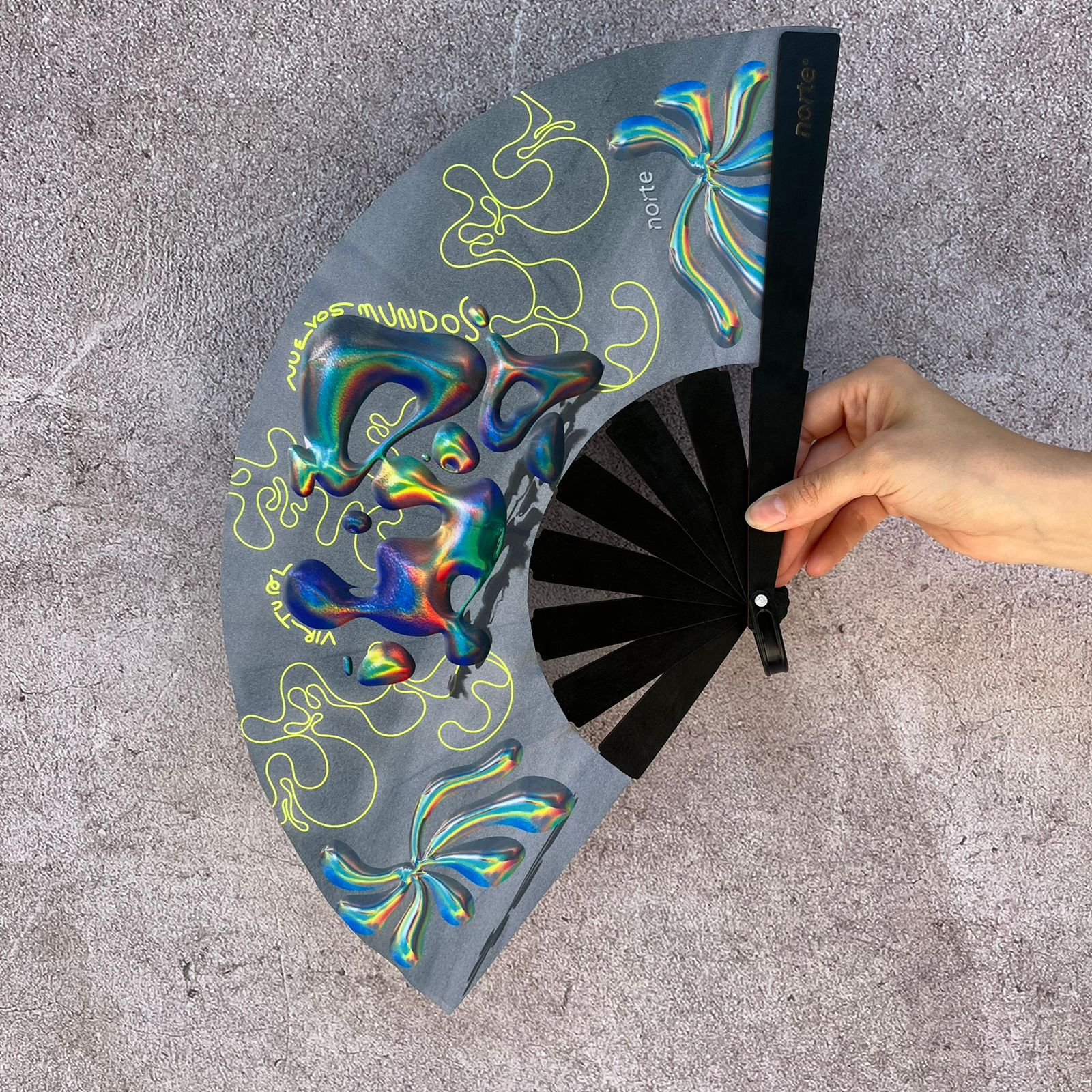 Abanico Sky Drift Yellow - Imagen 2