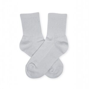 Medias tenis blancas lisa con toalla