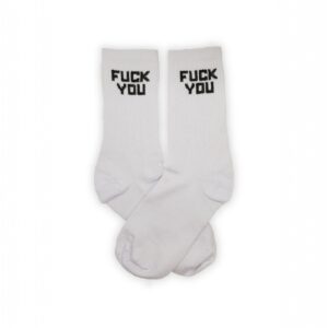 Medias blancas Fuck You CSK