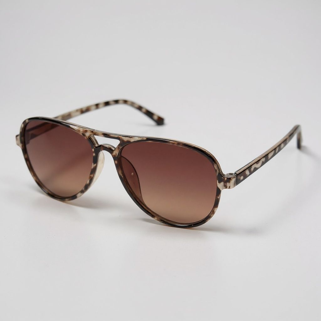 Gafas Aviador Carey Claro Lente Marrón Degradé