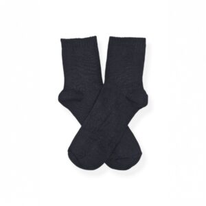 Medias tenis negras lisas CNT