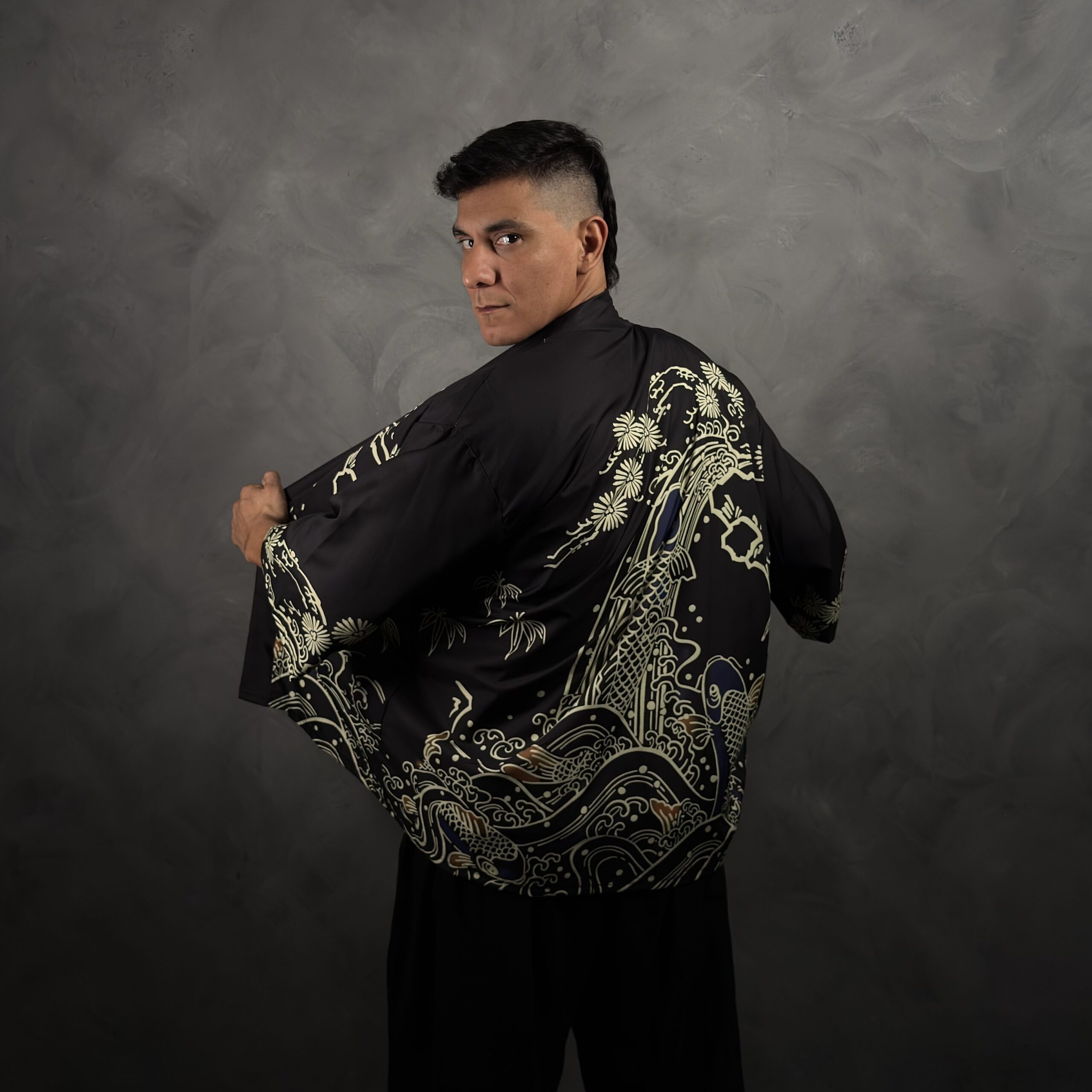 Haori Koi Dorado Nocturno - Imagen 4