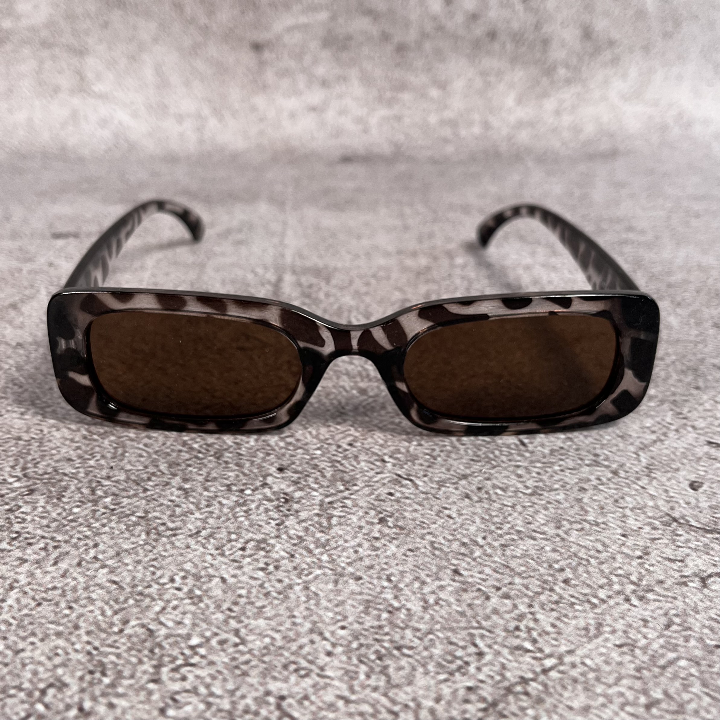 Gafas Urban Rectangulares Carey Grey Brown