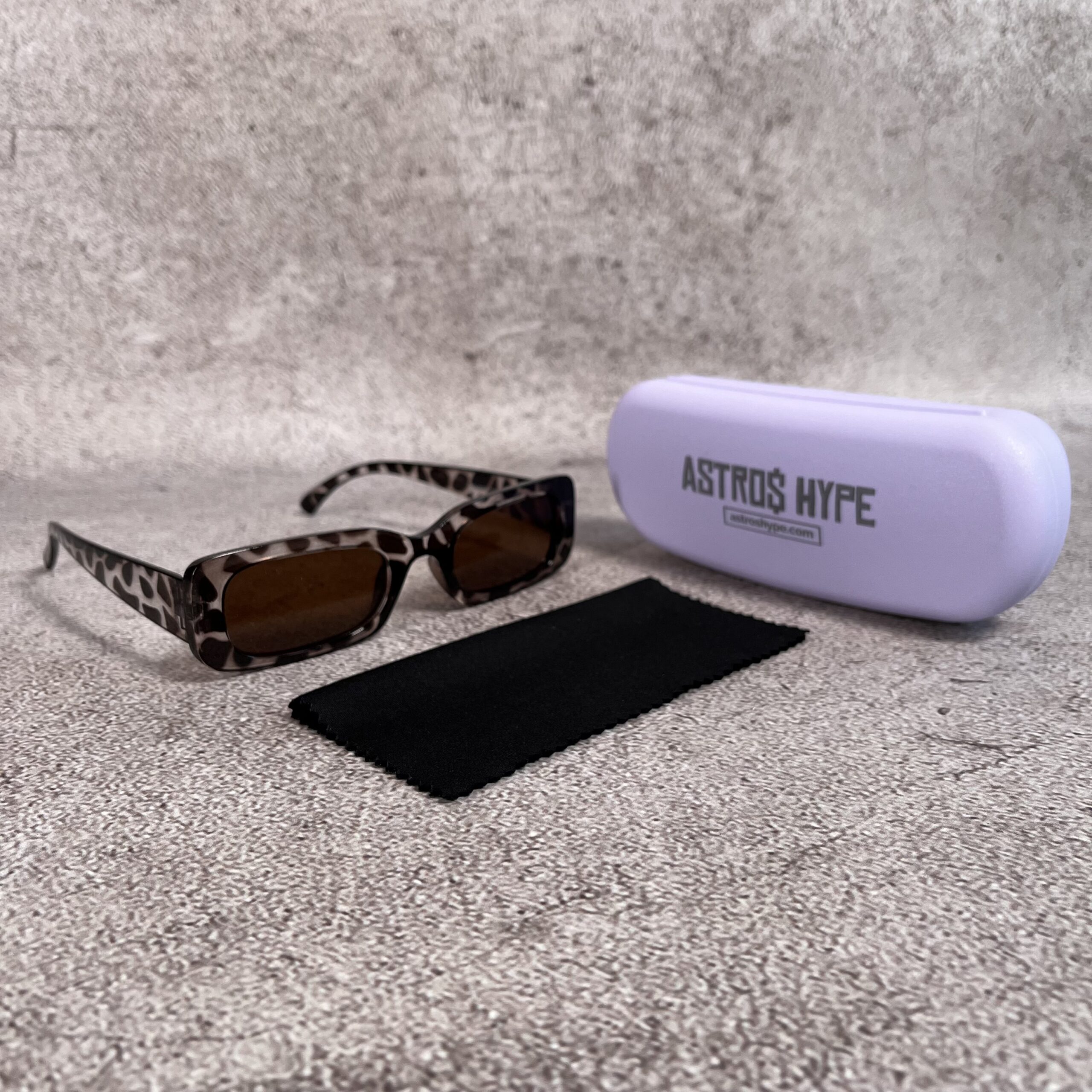 Gafas Urban Rectangulares Carey Grey Brown - Imagen 4