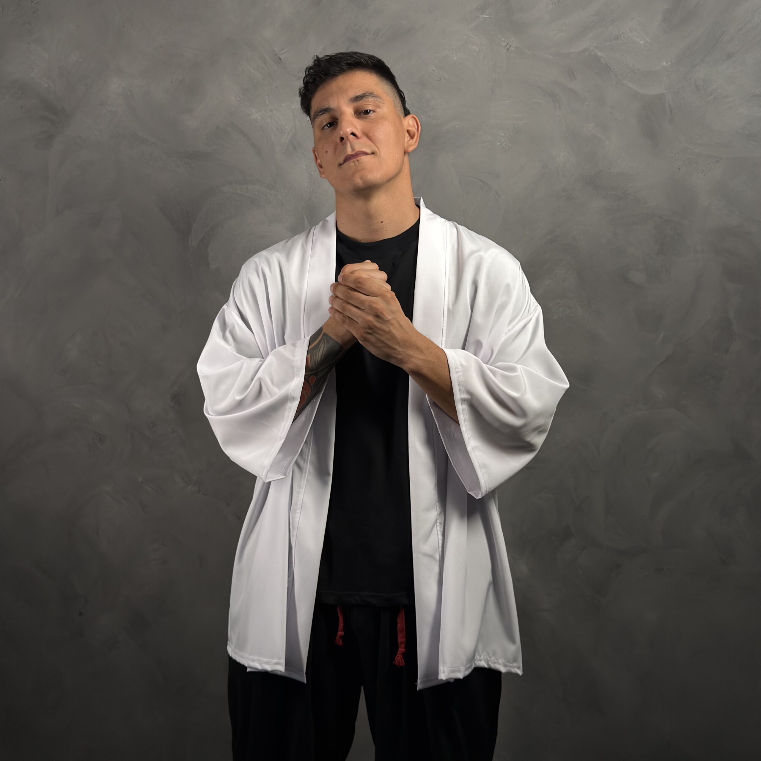 Haori Blanco Liso - Imagen 3