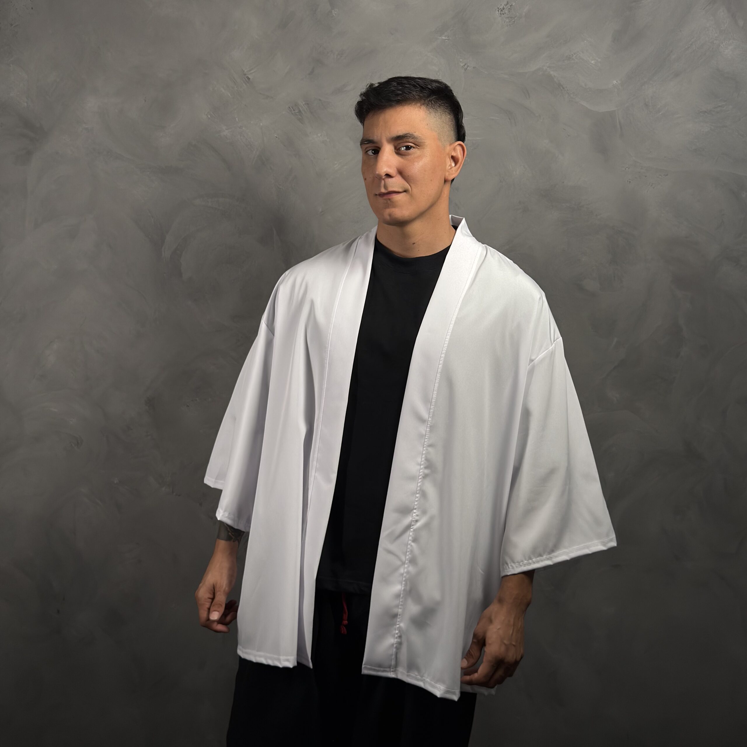 Haori Blanco Liso - Imagen 4