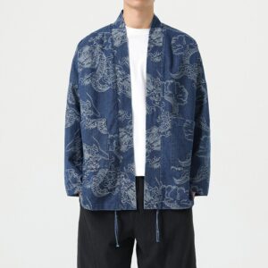 Chaqueta de Jean Dragon Azul