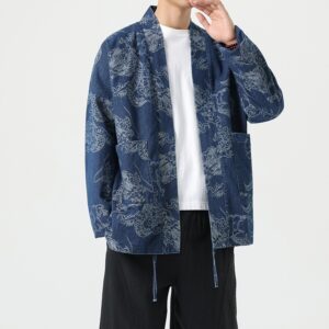 Chaqueta de Jean Dragon Azul