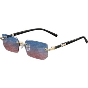 Gafas “Luxe Edge” Celeste Rosa Degradé