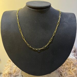 Cadena Clip Link Dorada